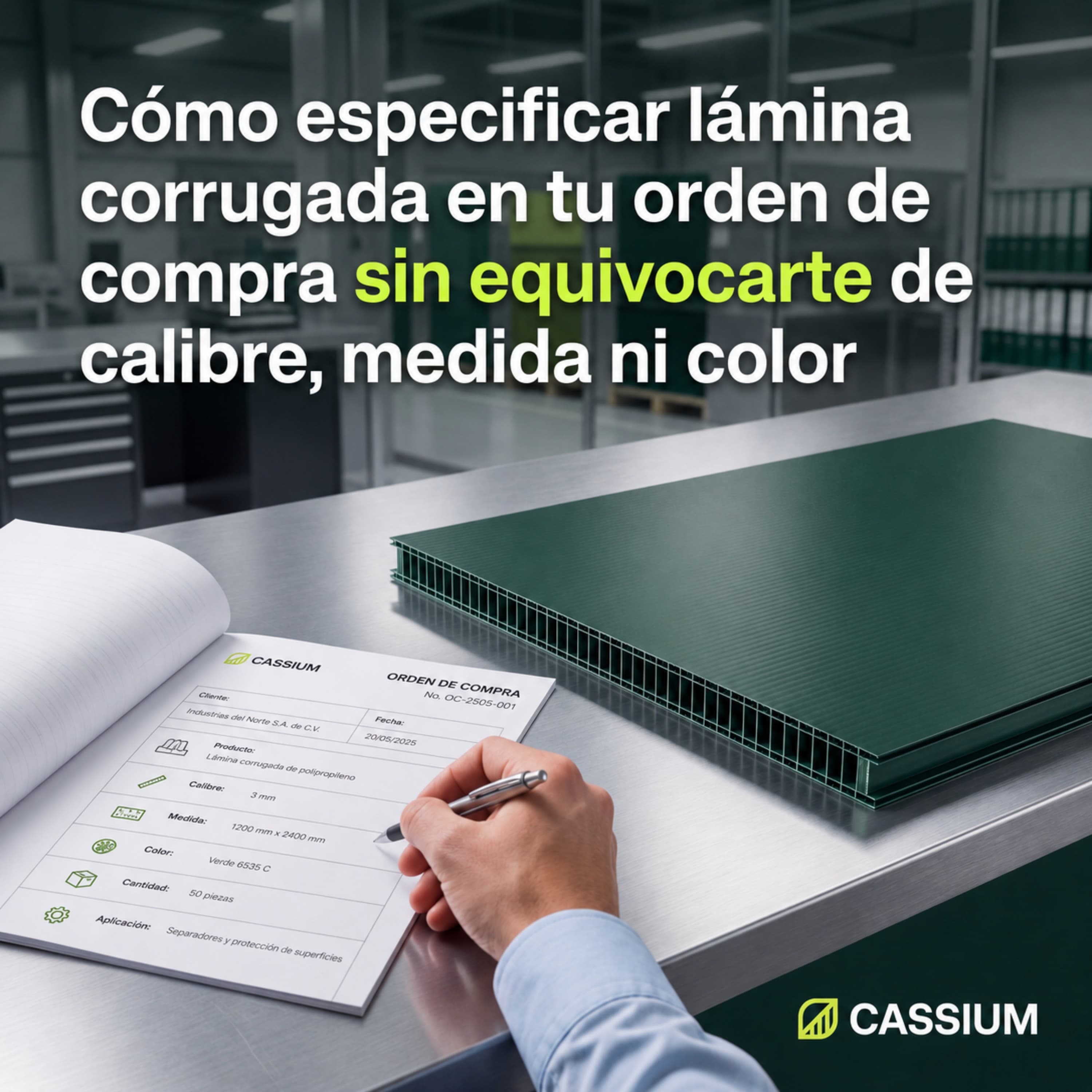Article cover: How to Specify Corrugated Sheet on Your Purchase Order Without Getting the Gauge, Size, or Color Wrong