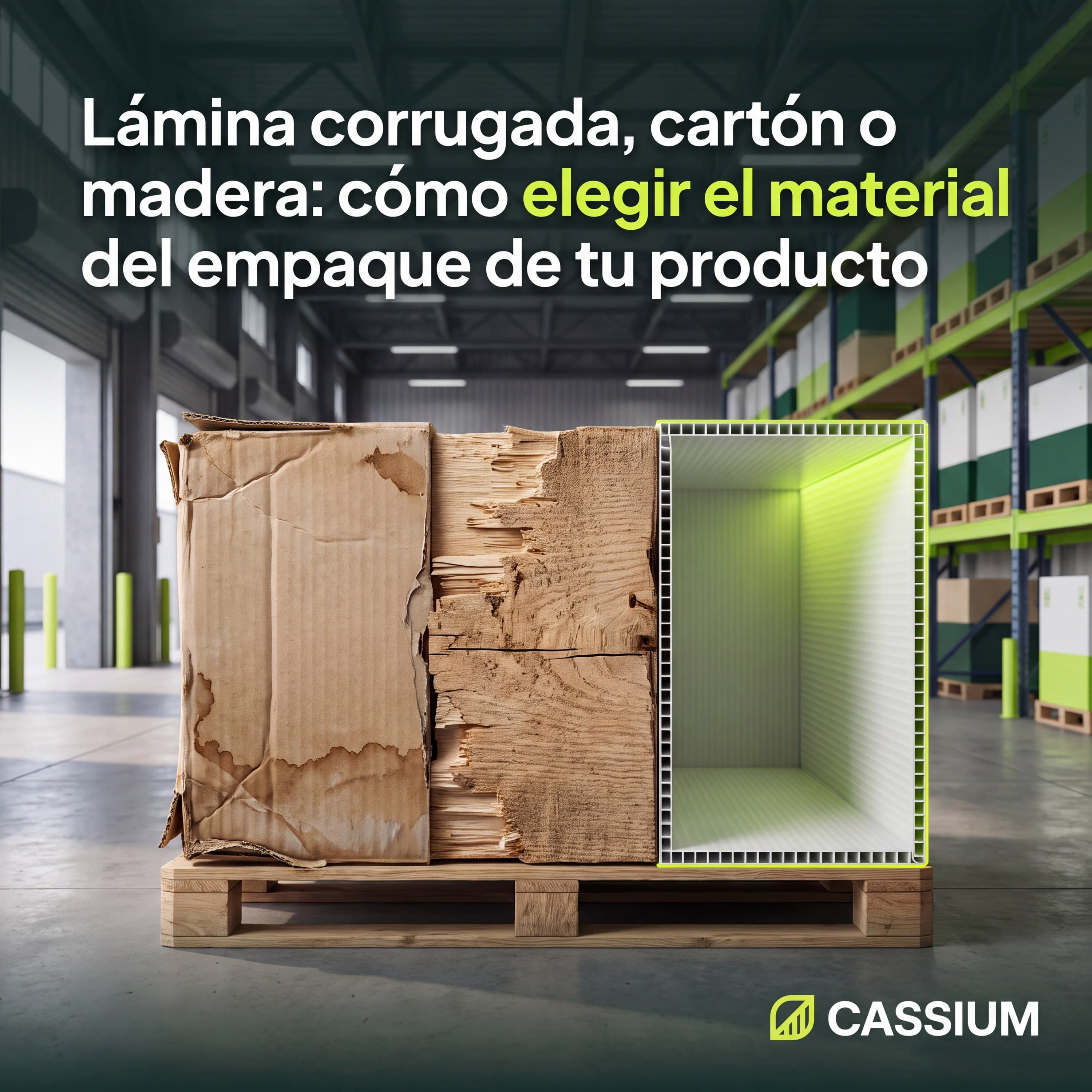 Portada del artículo: Lámina corrugada, cartón o madera: cómo elegir el material del empaque de tu producto