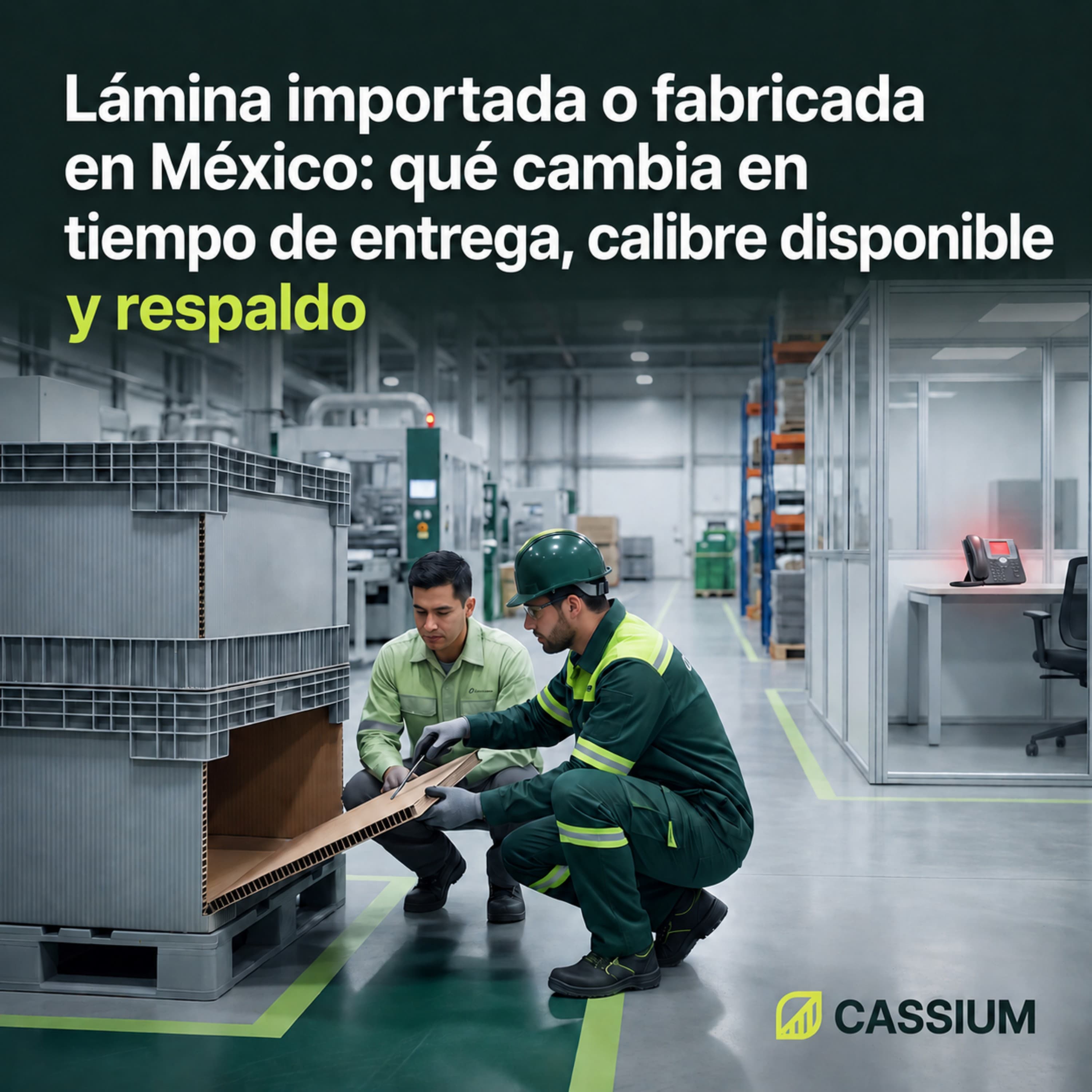 Article cover: Imported or Mexican-Made Sheet: What Changes in Lead Time, Available Gauge, and Support