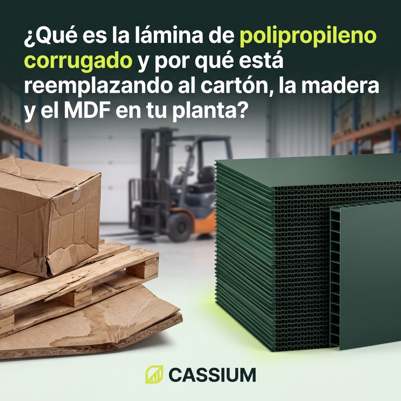 Portada del artículo: ¿Qué es la lámina de polipropileno corrugado y por qué está reemplazando al cartón, la madera y el MDF en tu planta?
