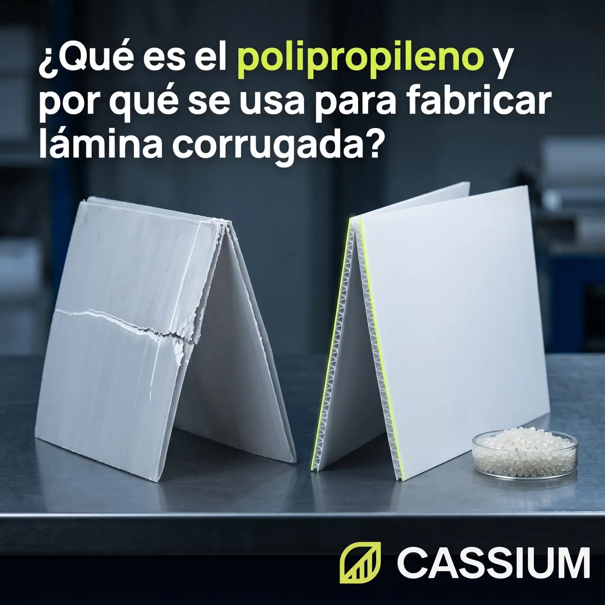 Portada del artículo: ¿Qué es el polipropileno y por qué se usa para fabricar lámina corrugada?